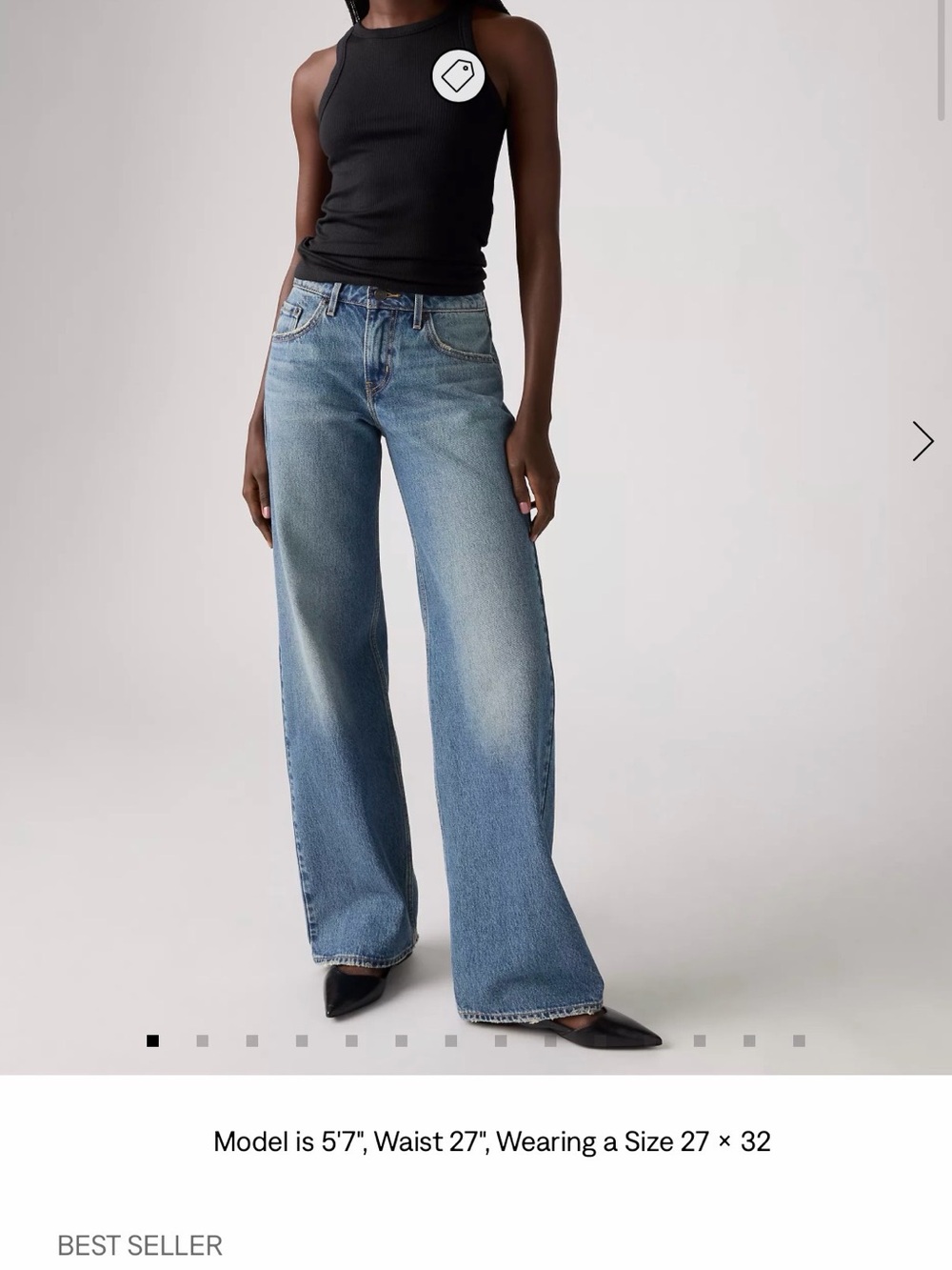 Levi's Women's Wide-Leg Jeans in Light Blue